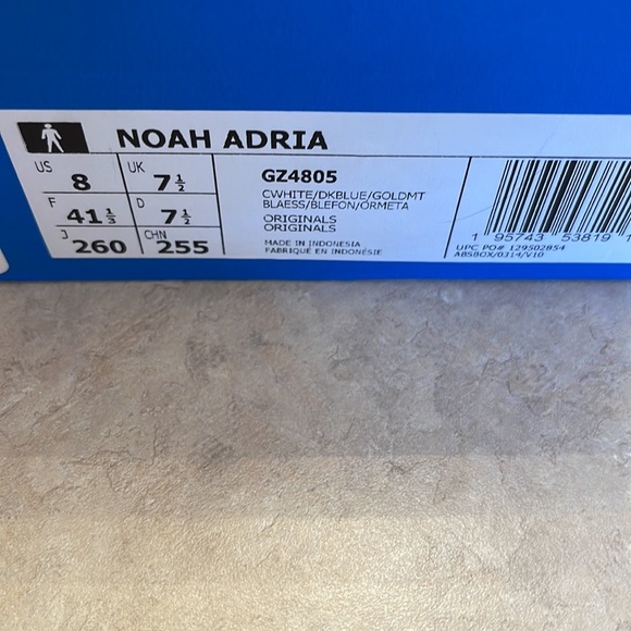 adidas Noah Adria lace-up sneakers brand new lace-up sneakers with box from Holt - Picture 10 of 10